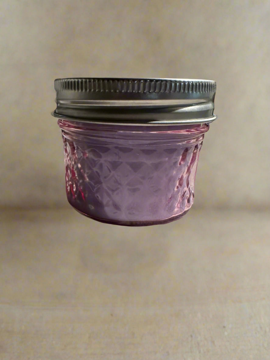 4 oz Wick Pink Mason Jar-Summer Tea