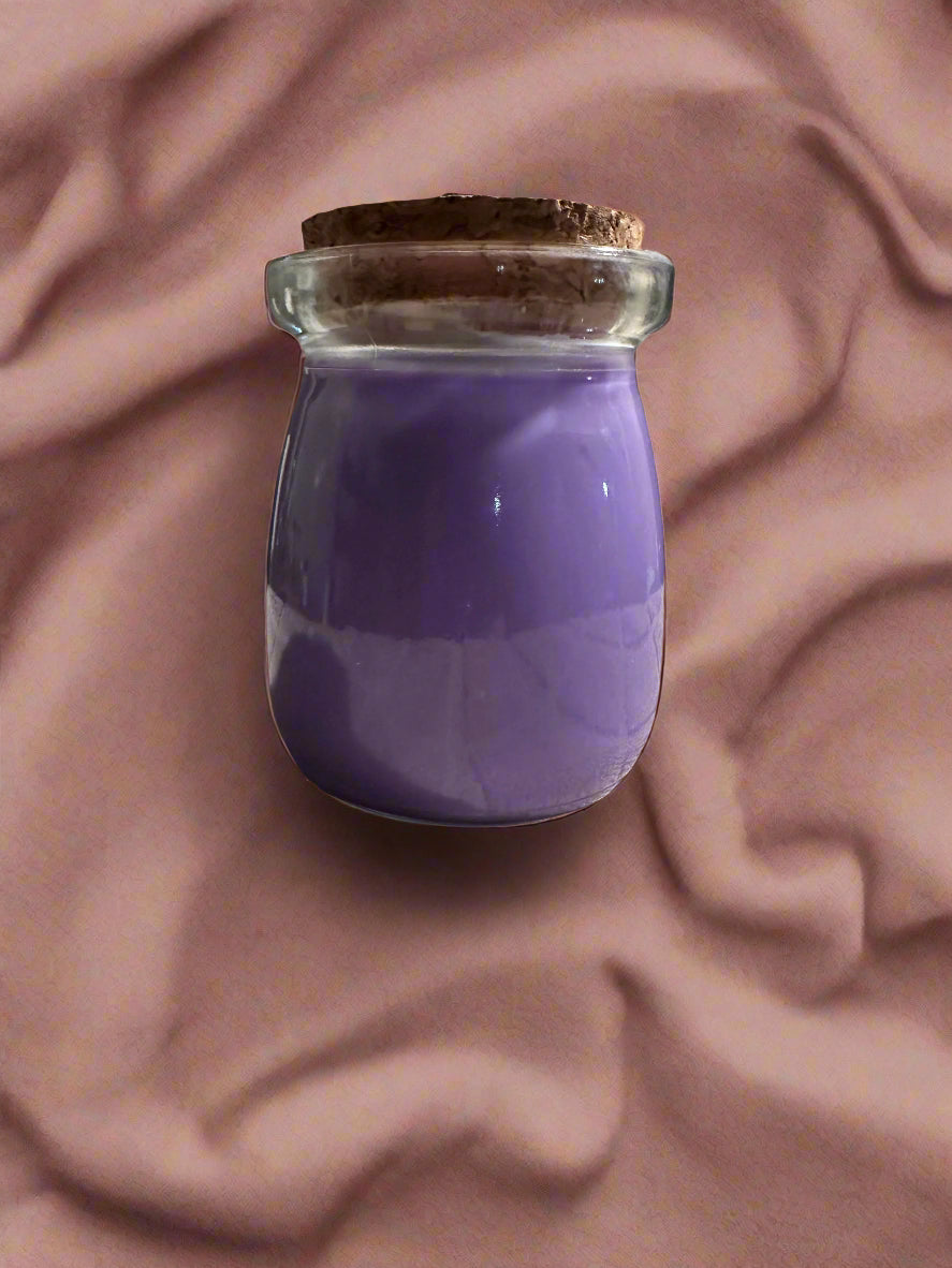 4 oz Wickless Jar with Cork Lid-Holiday Cocoa