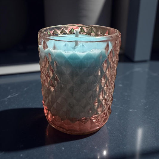 3 oz Wick Pink Jar- Seasalt Blossom