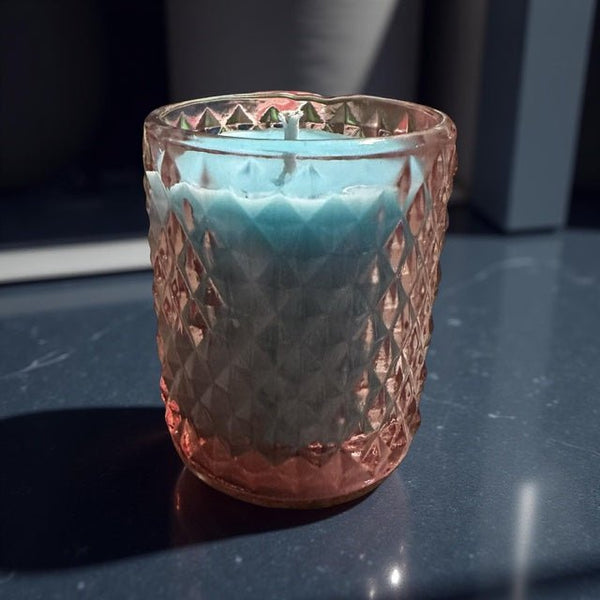 3 oz Wick Pink Jar - Seasalt Blossom - No Place Like Home Scents