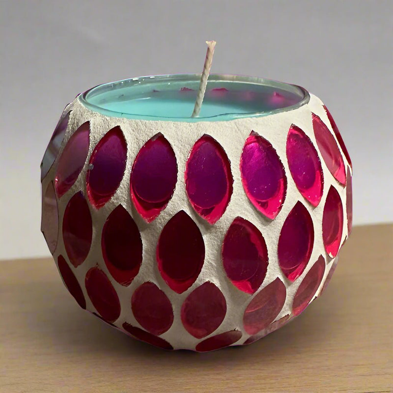 8 oz Wick Mosaic - Seasalt Blossom - No Place Like Home Scents