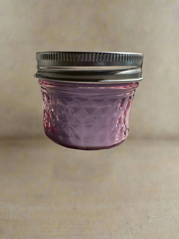 4 oz Wick Pink Mason Jar - Summer Tea - No Place Like Home Scents
