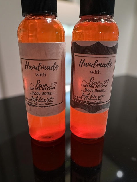 3 oz Lick Me All Over Body Spray