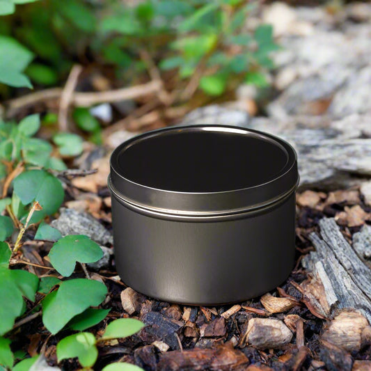 4 oz Wickless Tin with Lid-Mountain Trail