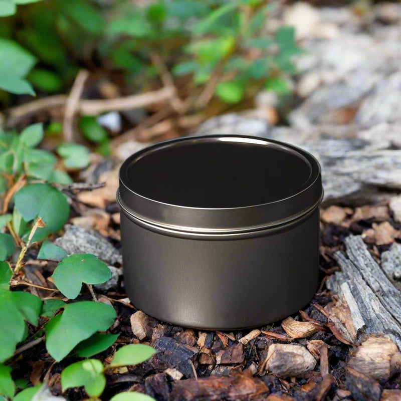 4 oz Wickless Tin with Lid - Mountain Trail - No Place Like Home Scents