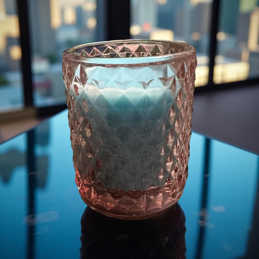 3 oz Wickless Pink Jar- Seasalt Blossom