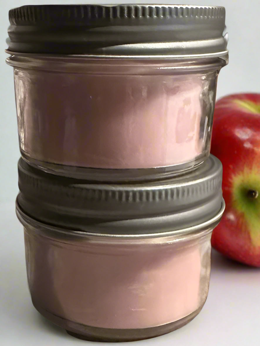 4 oz Wick Jar with Lid-Apple Cinnamon