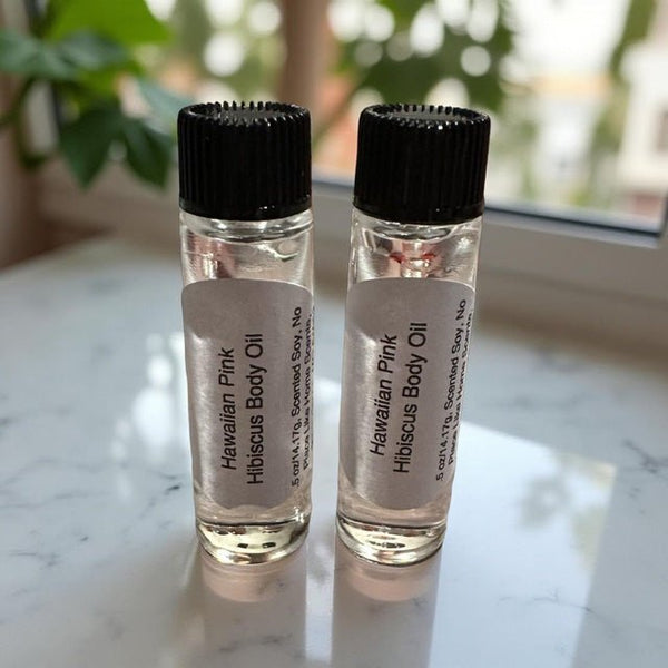 Hawaiian Pink Hibiscus Body Oil .5oz - No Place Like Home Scents