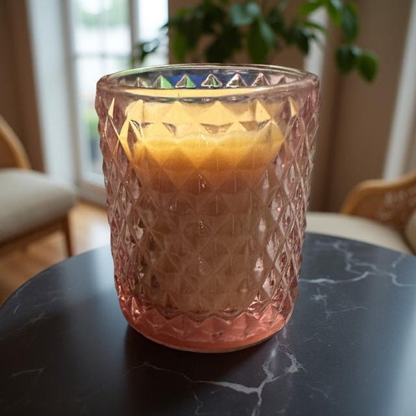 3 oz Wickless Pink Jar - Jasmine - No Place Like Home Scents