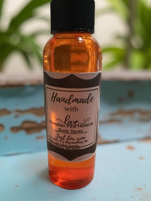 Hawaiian Pink Hibiscus Body Spray 3oz