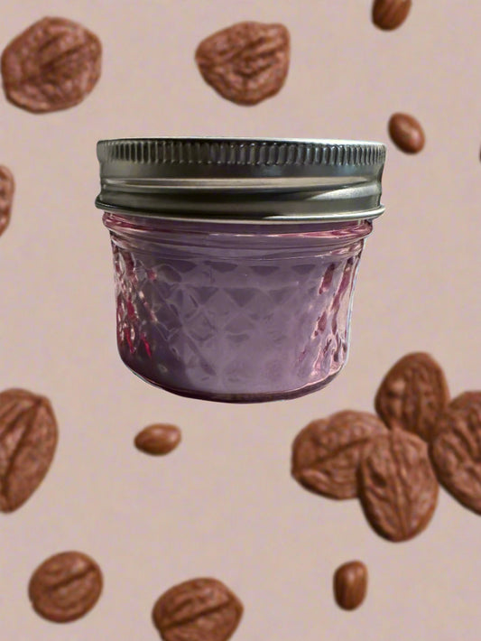 4 oz Wickless Pink Mason Jar-Holiday Cocoa