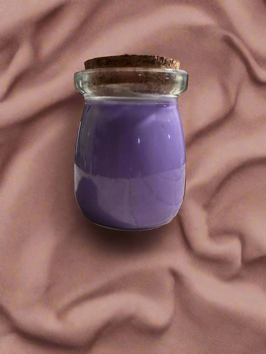 4 oz Wickless Jar with Cork Lid-Holiday Cocoa