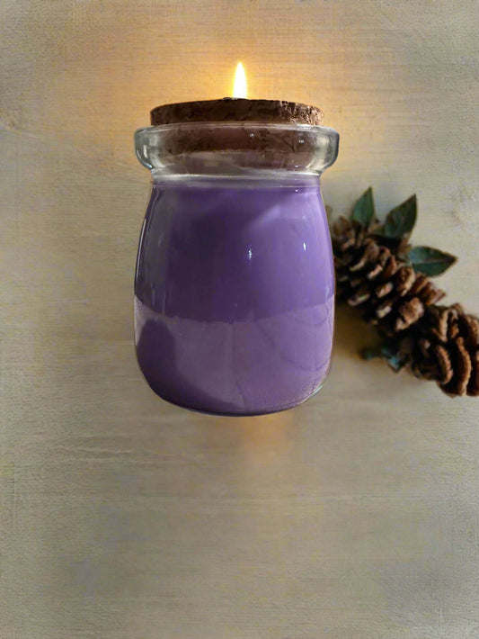 4 oz Wick Jar with Cork Lid-Holiday Cocoa