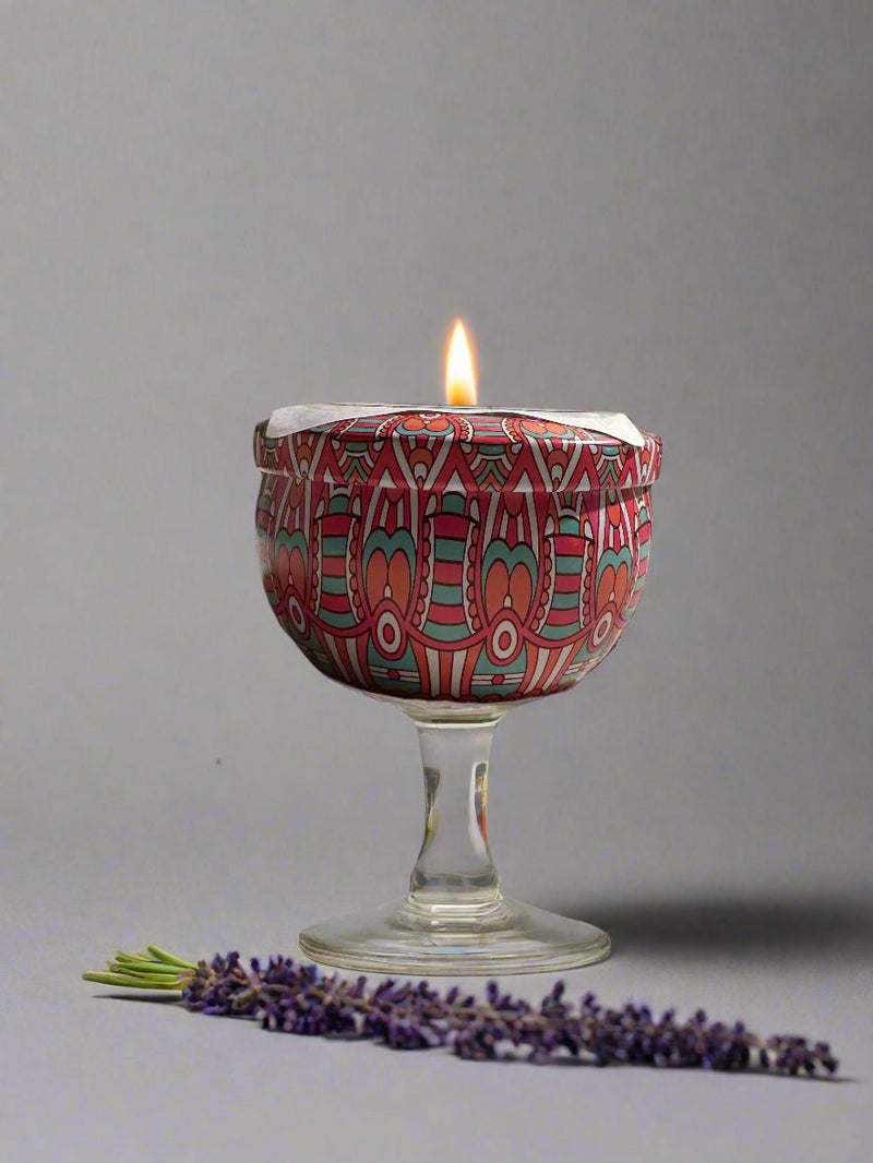 3 oz Wickless Decorative Metal Tin With Lid - Lavender - No Place Like Home Scents