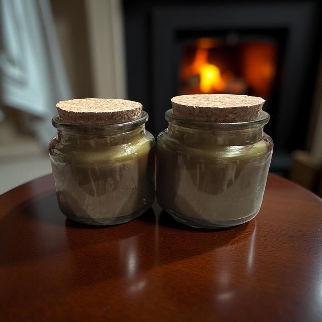 4 oz Wickless Green with Cork Lid - Jasmine - No Place Like Home Scents