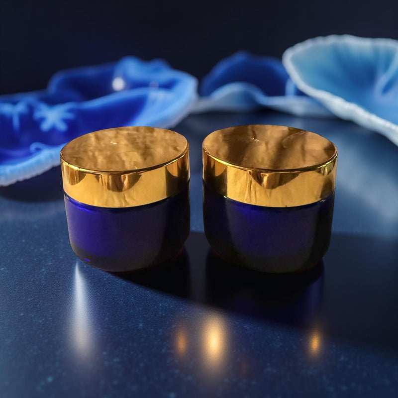 3 Oz Wickless Blue Jar With Lid Fruity Rings Scented Wax Melt For Home Fragrance And Air Freshening - No Place Like Home Scents