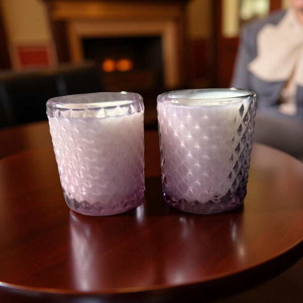 3 Ounce Purple Glass Jar Lavender Vanilla Scent Aromatic Fragrance For Candles Potpourri And Home Decor - No Place Like Home Scents