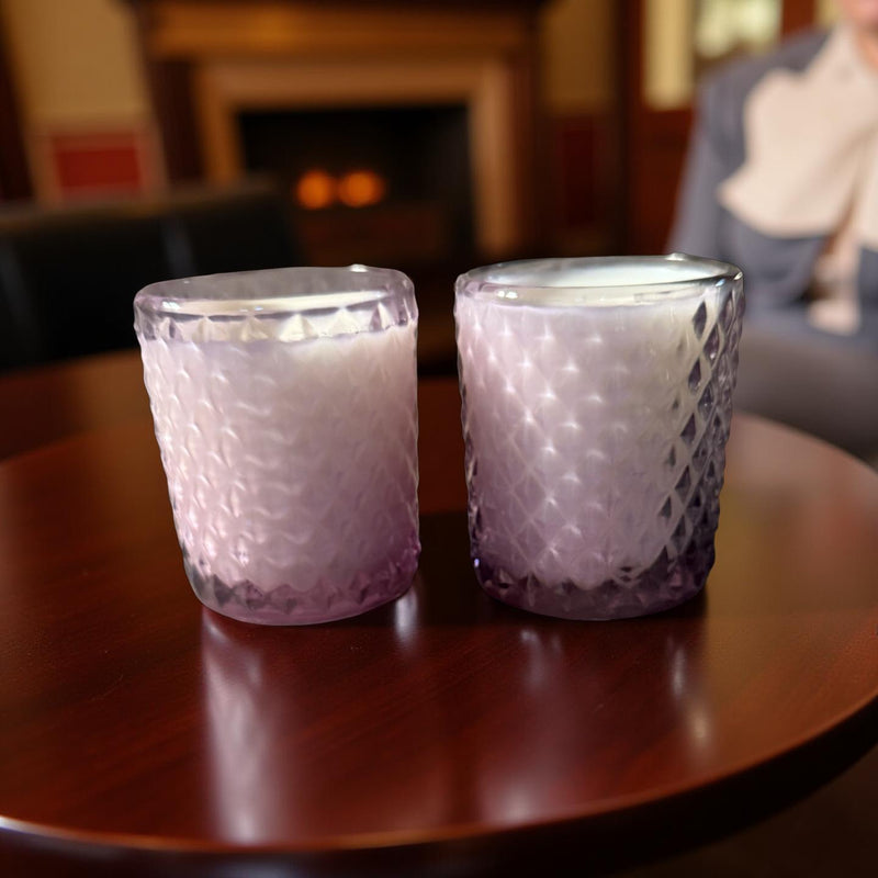 3 Ounce Purple Glass Jar Lavender Vanilla Scent Aromatic Fragrance For Candles Potpourri And Home Decor - No Place Like Home Scents