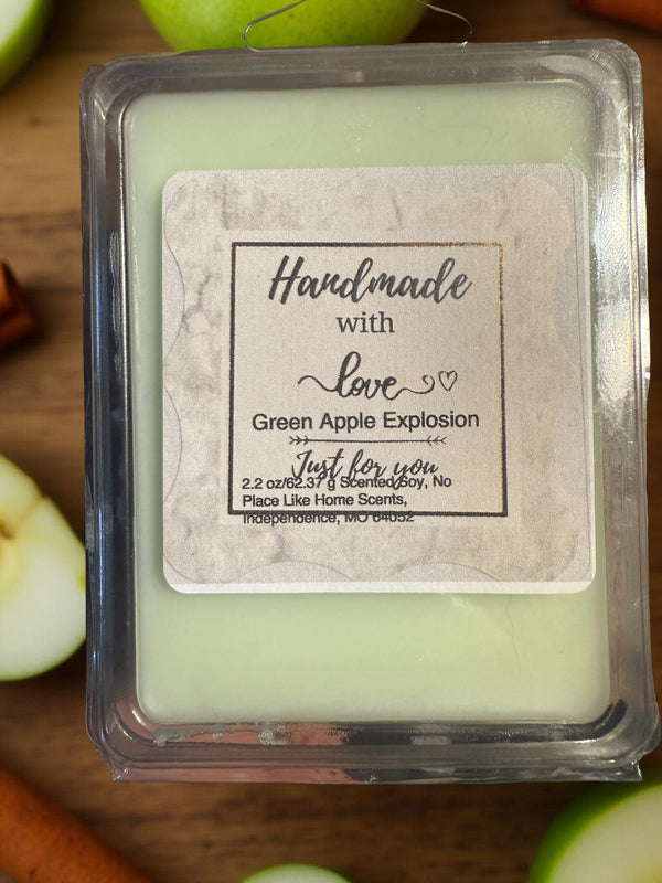 Wax Melts - Green Apple Explosion - No Place Like Home Scents