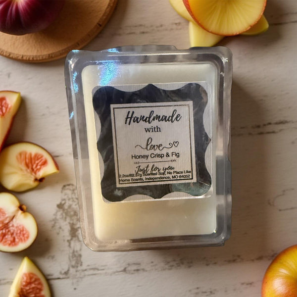 Honey Crisp Wax Melts Scented Wax Melt Squares For Home Fragrance And Cozy Ambience With Honeyed Apple Aroma - No Place Like Home Scents