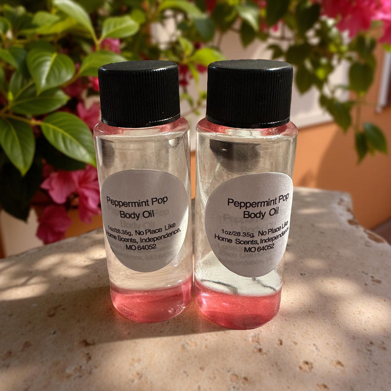Peppermint Pop Body Oil 1oz - No Place Like Home Scents