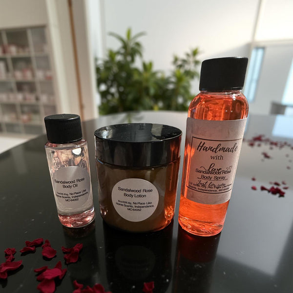 Sandalwood Rose Bundle - No Place Like Home Scents