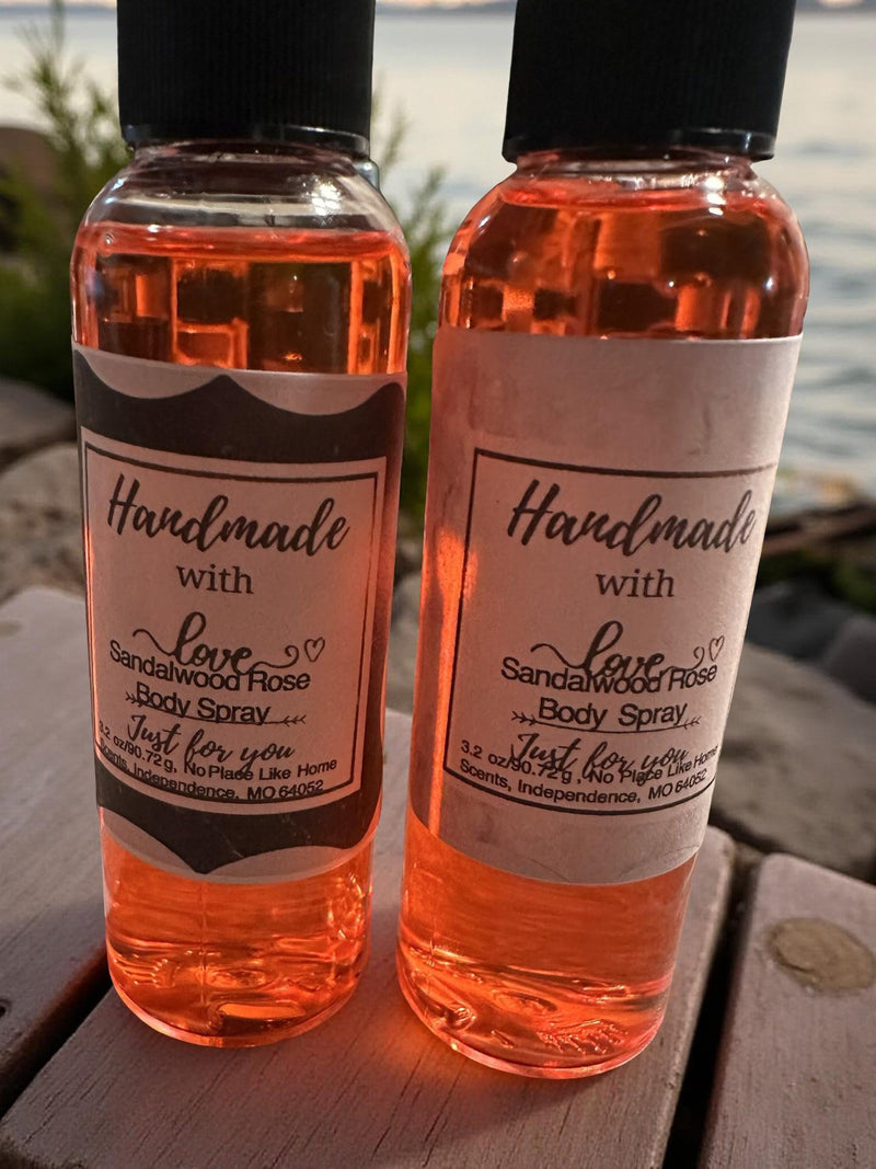 Sandalwood Rose Body Spray 3oz - No Place Like Home Scents