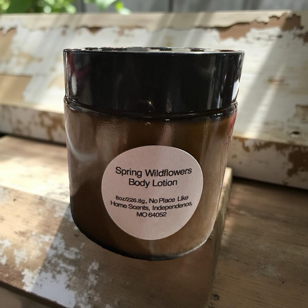Spring Wildflowers Body Lotion 8oz - No Place Like Home Scents