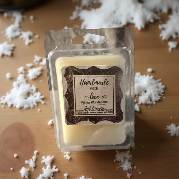 Wax Melts Winter Wonderland Scented Wax Cubes Home Fragrance Cozy Holiday Aroma Soy Wax Melts - No Place Like Home Scents