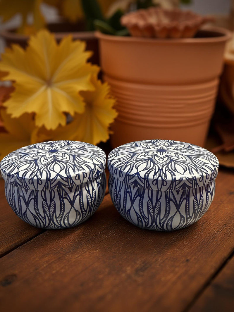 3 oz Wickless Decorative Metal Candle Tin With Lid - Witching Hour - No Place Like Home Scents